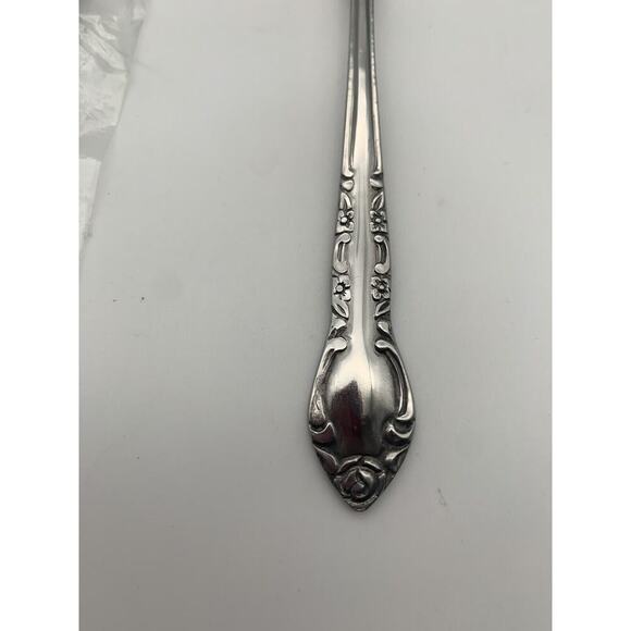 Vintage New Old Stock Orleans Silver Stainless Korea Lot Of 6 Teaspoons - Picture 4 of 7